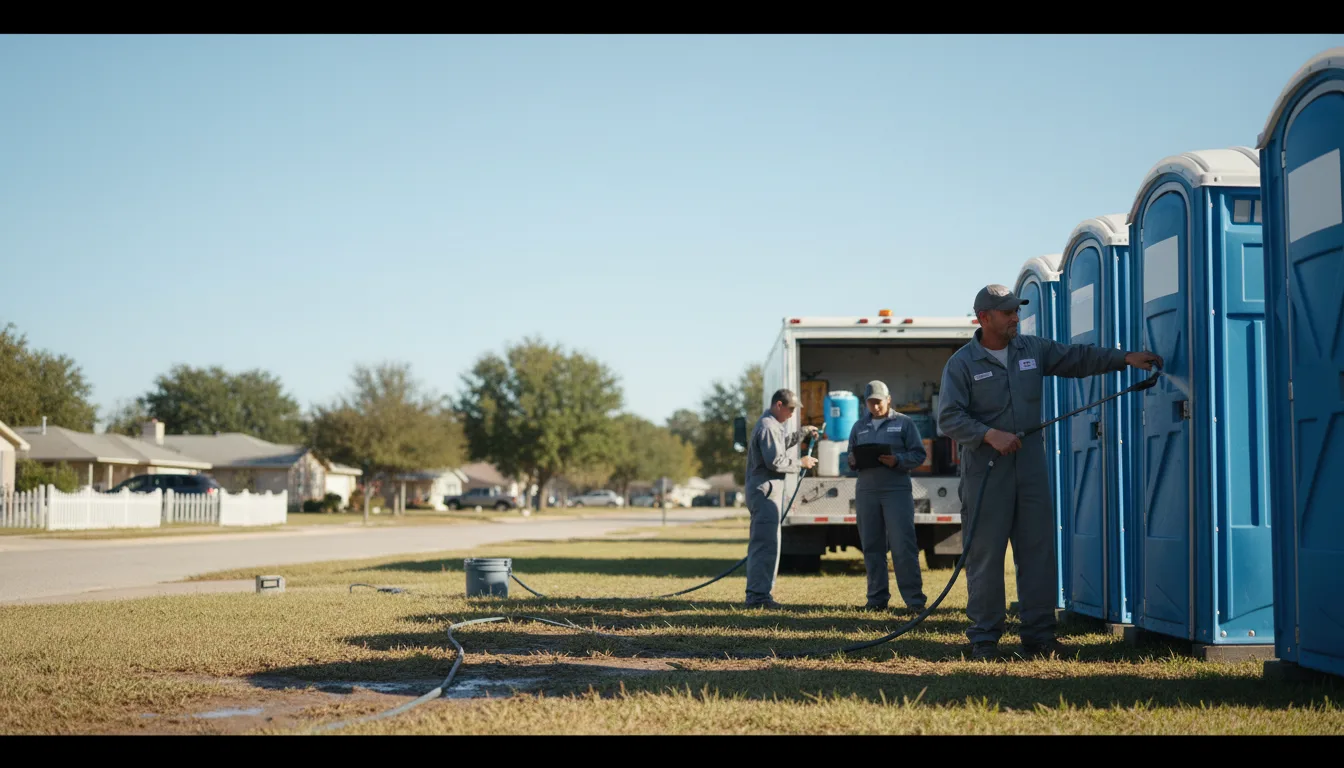 Long-Term Portable Toilet Rental in Harcourt, IA near me